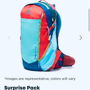 Cotopaxi hiking backpack.